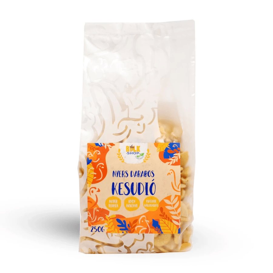 Bulkshop kešu orechy drvené surové 250 g