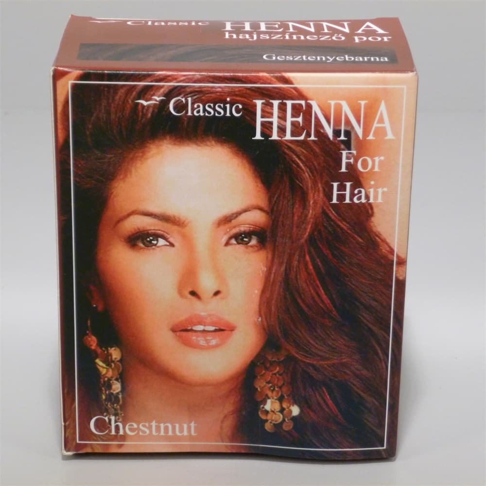 Classic Henna farba na vlasy gaštanová 100 g