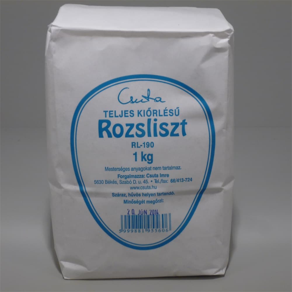 Celozrnná ražná múka Csuta 1000 g