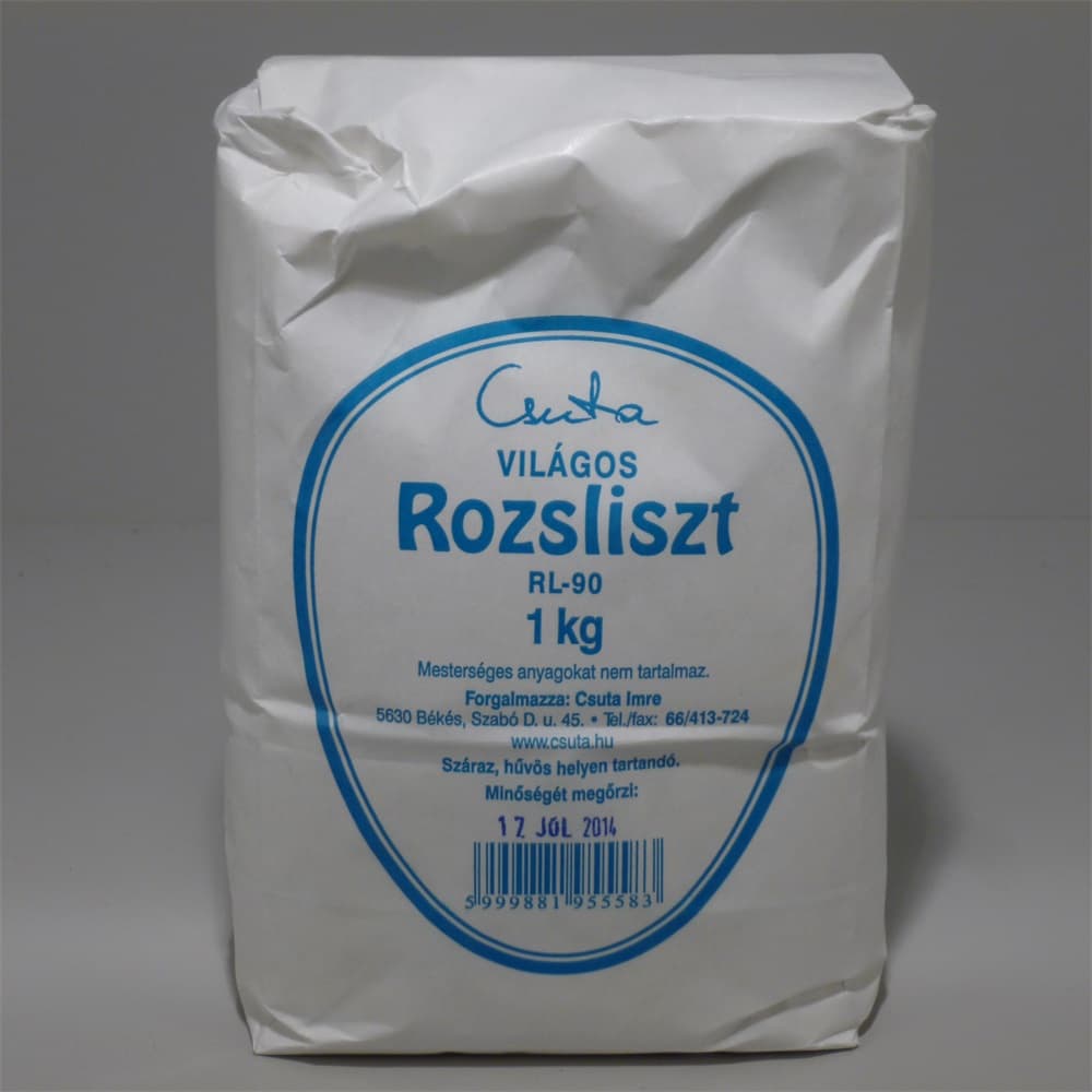 Csuta svetlá ražná múka rl-90 1000 g
