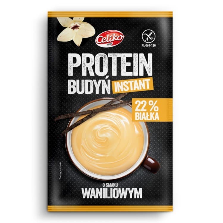 Celiko bezlepkový proteínový pudingový prášok vanilka 40 g