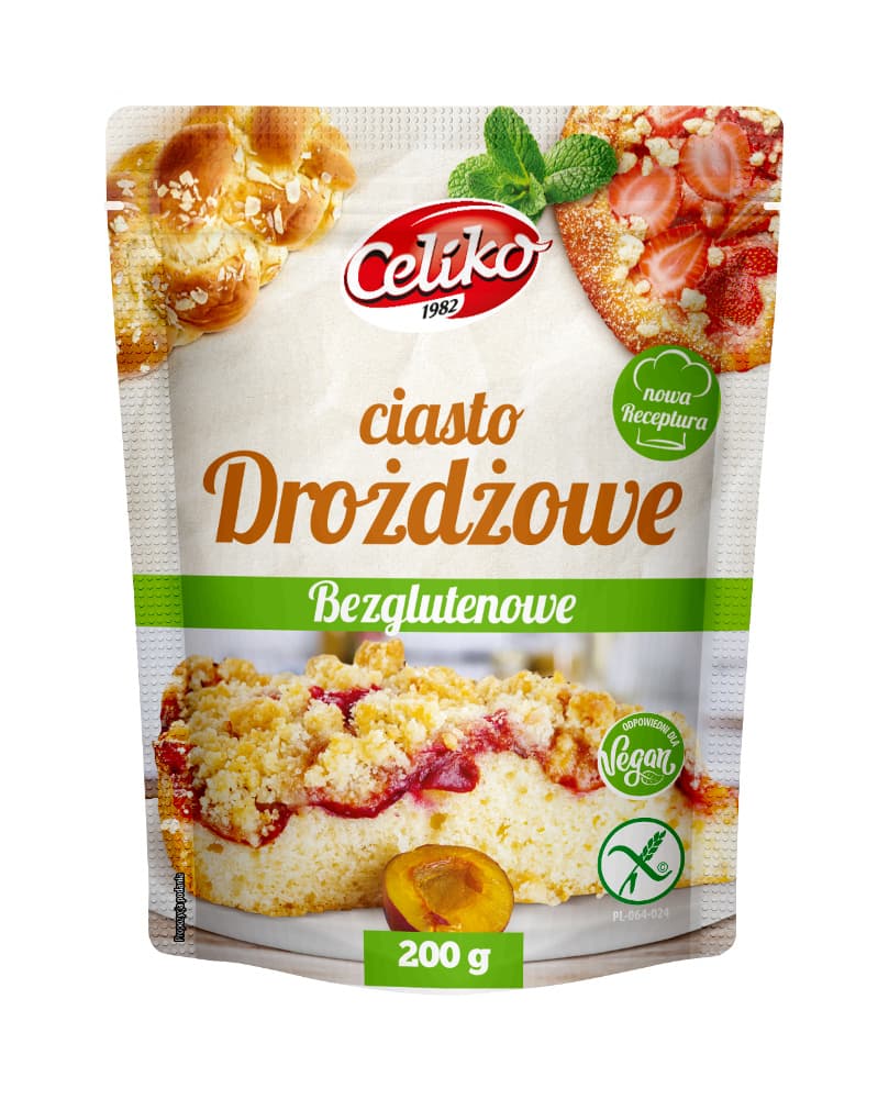 Celiko bezlepková zmes na kysnuté cesto 200 g