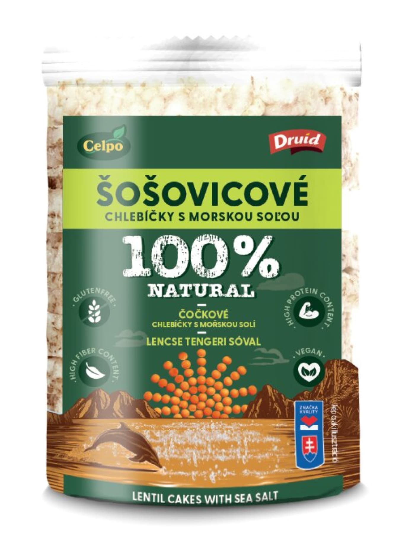 Celpo šošovicové plátky so soľou 90 g