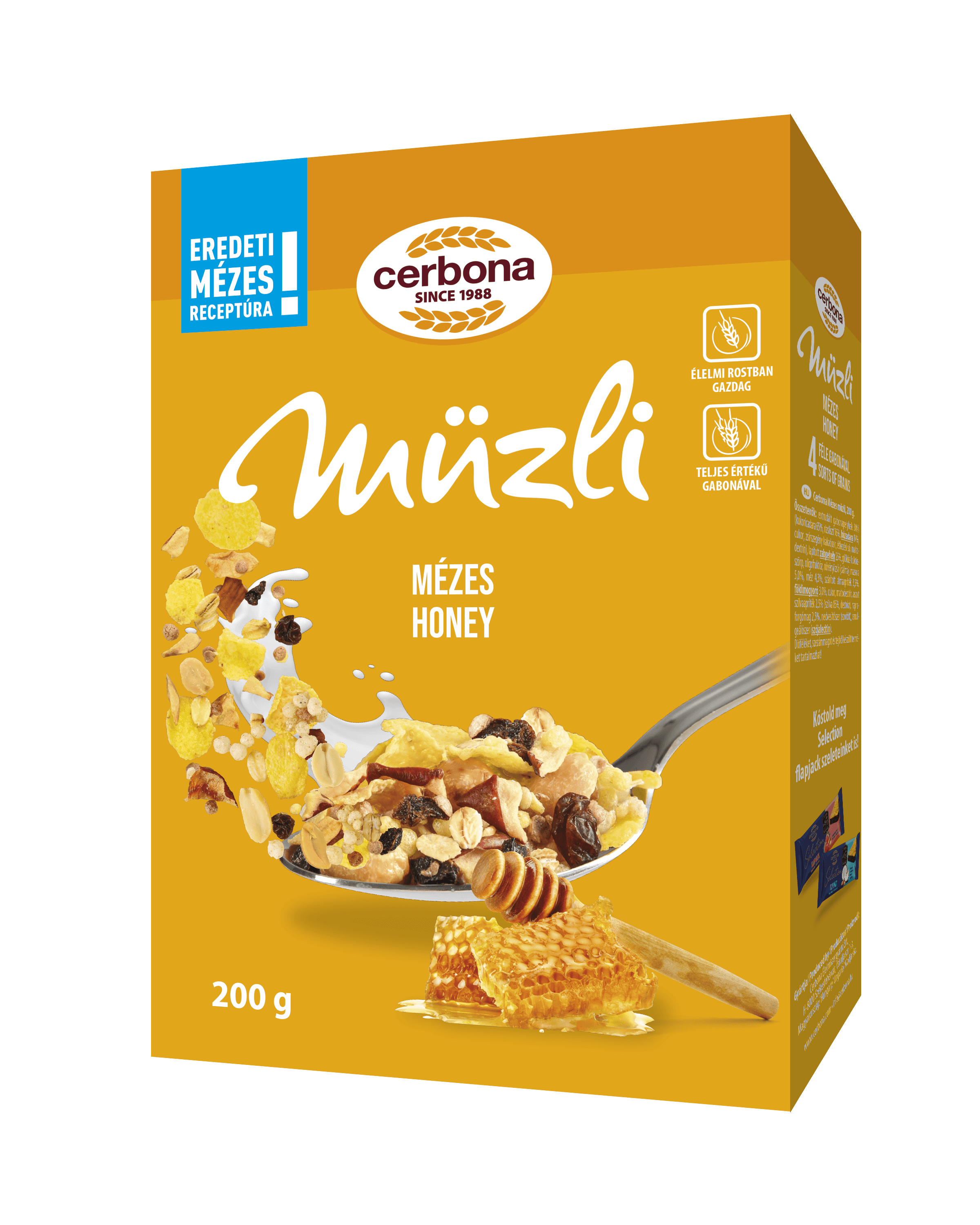 Cerbona müsli s medovou príchuťou 200 g