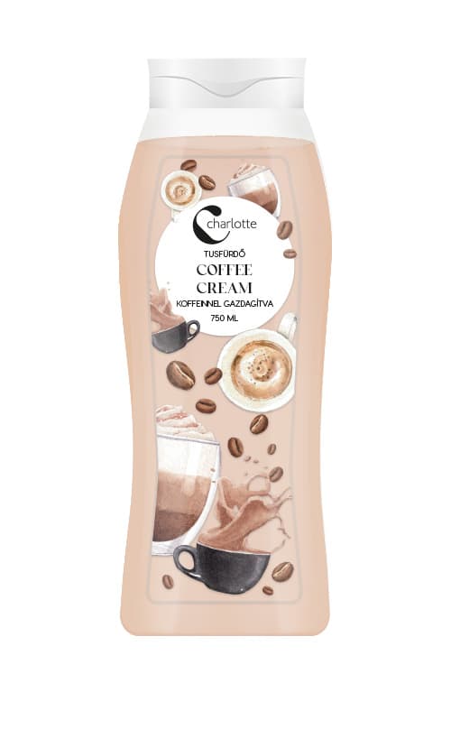 Charlotte sprchový gél coffe cream 750 ml
