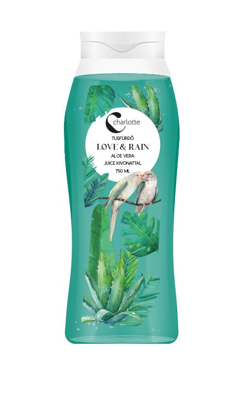 Charlotte sprchový gél love & rain 750 ml