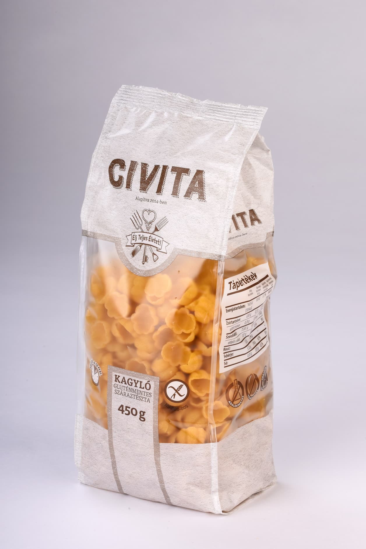 Civita kukuričné cestoviny mušličky 450 g