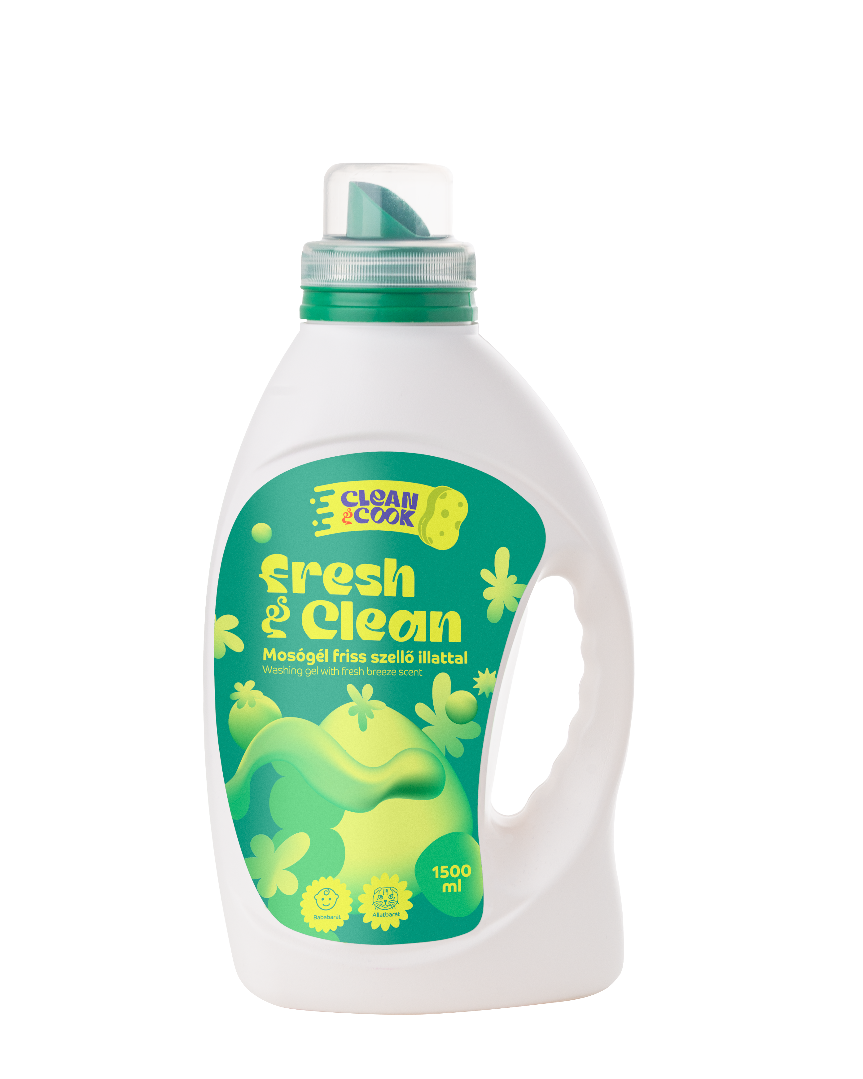 Clean & Cook fresh and clean prací gél 1500 ml