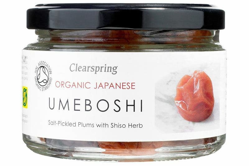 Clearspring organické umeboshi solené japonské slivky 200 g