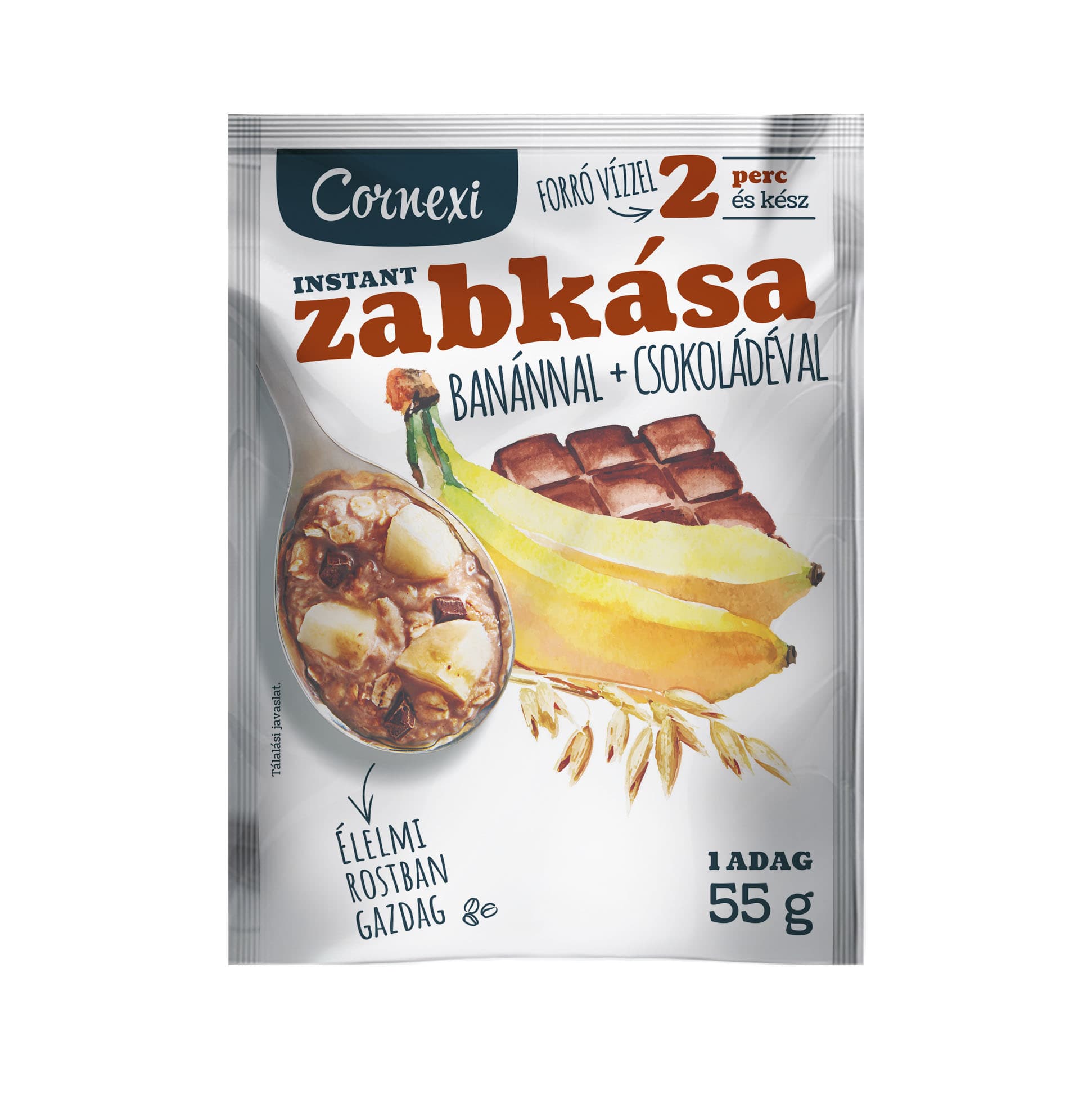 Cornexi ovsená kaša s banánom a čokoládou 55 g