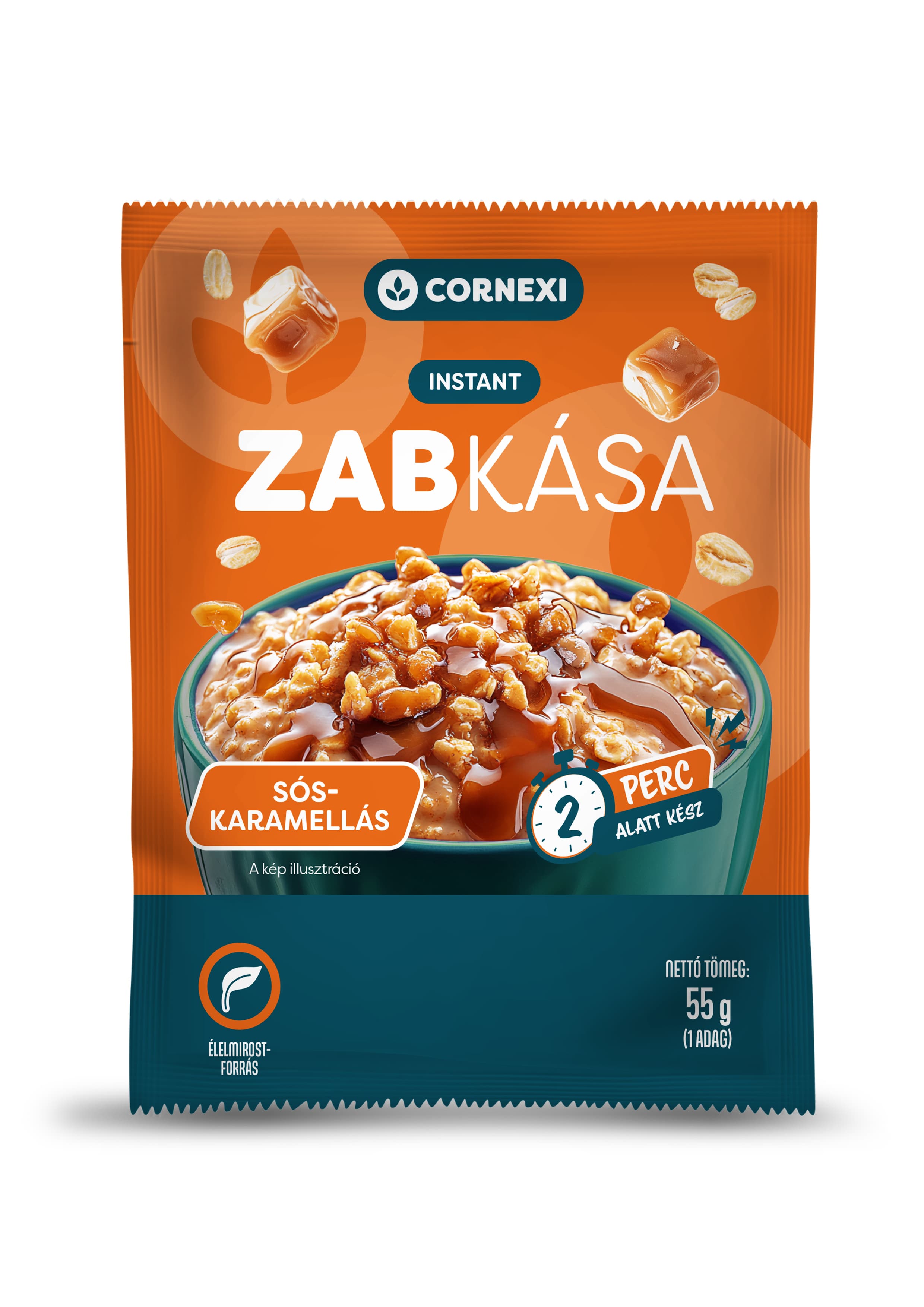 Cornexi ovsená kaša slaná karamelová 55 g