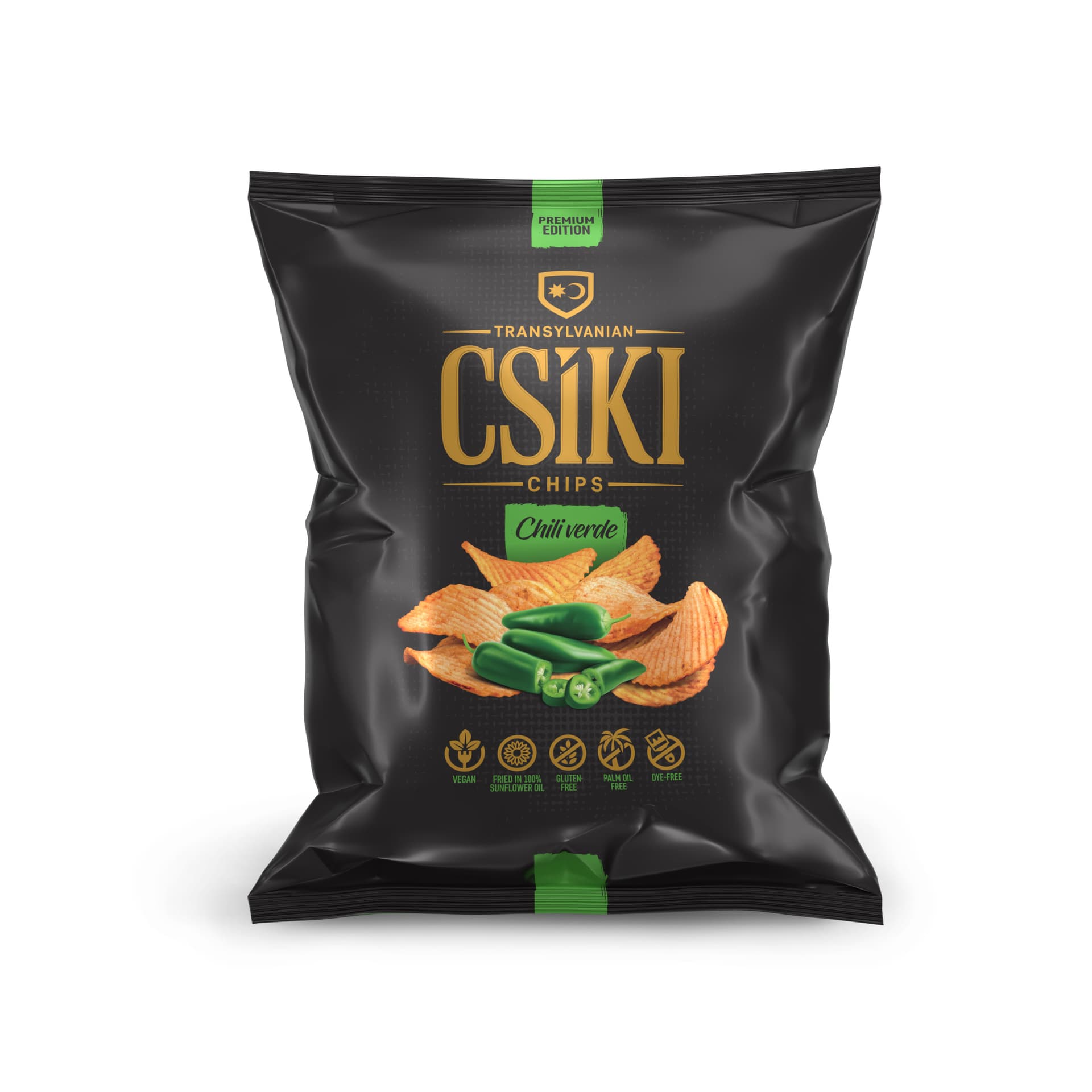 Csíki Chips chili verde 60 g