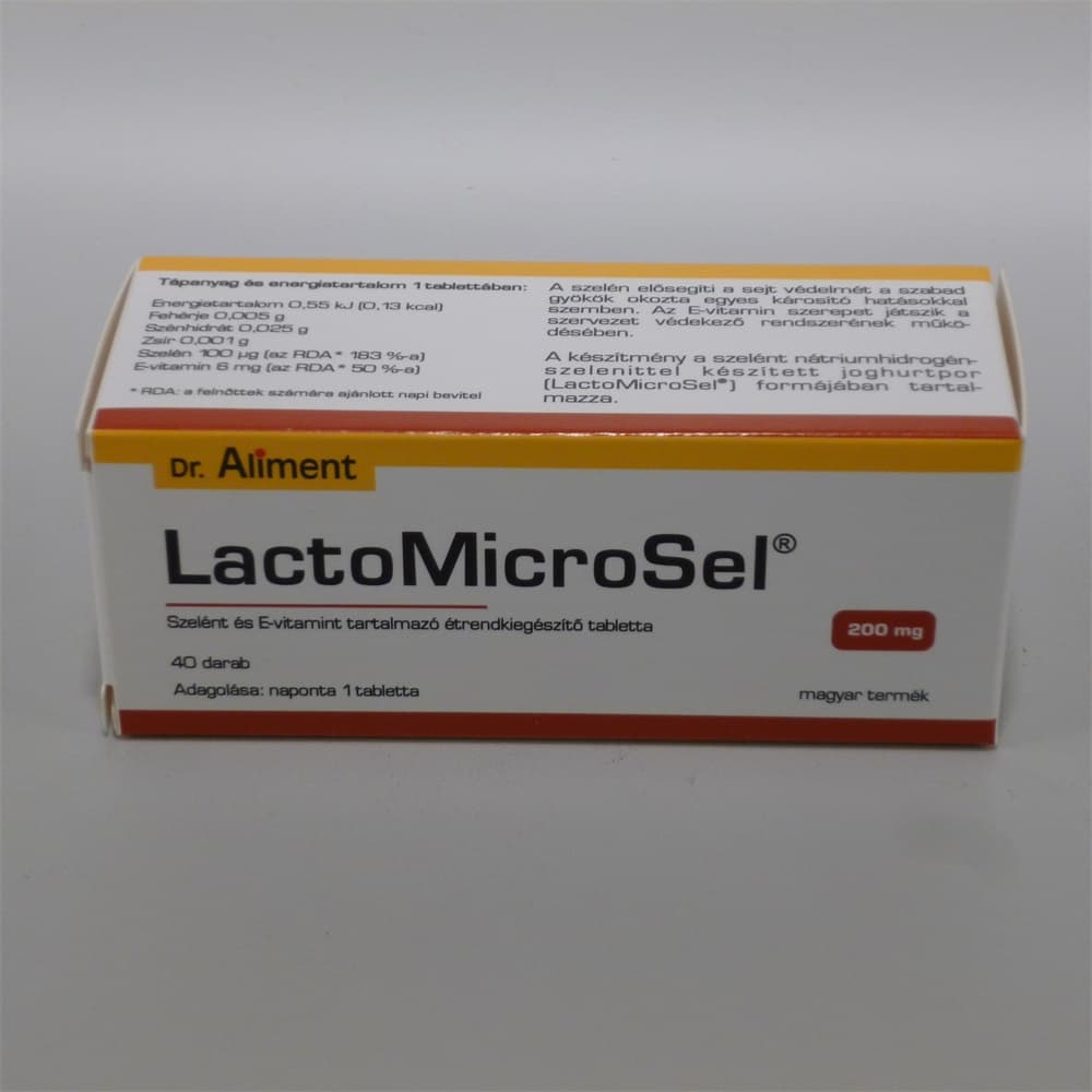 Dr.aliment lactomicrosel tablety 40 ks
