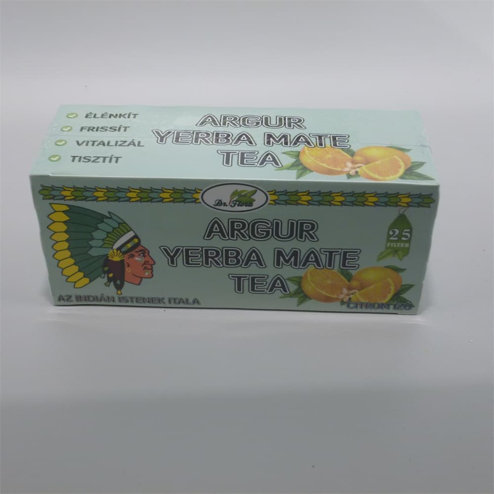 Dr.flóra argur yerba mate citrónový čaj 25x1,7g 43 g