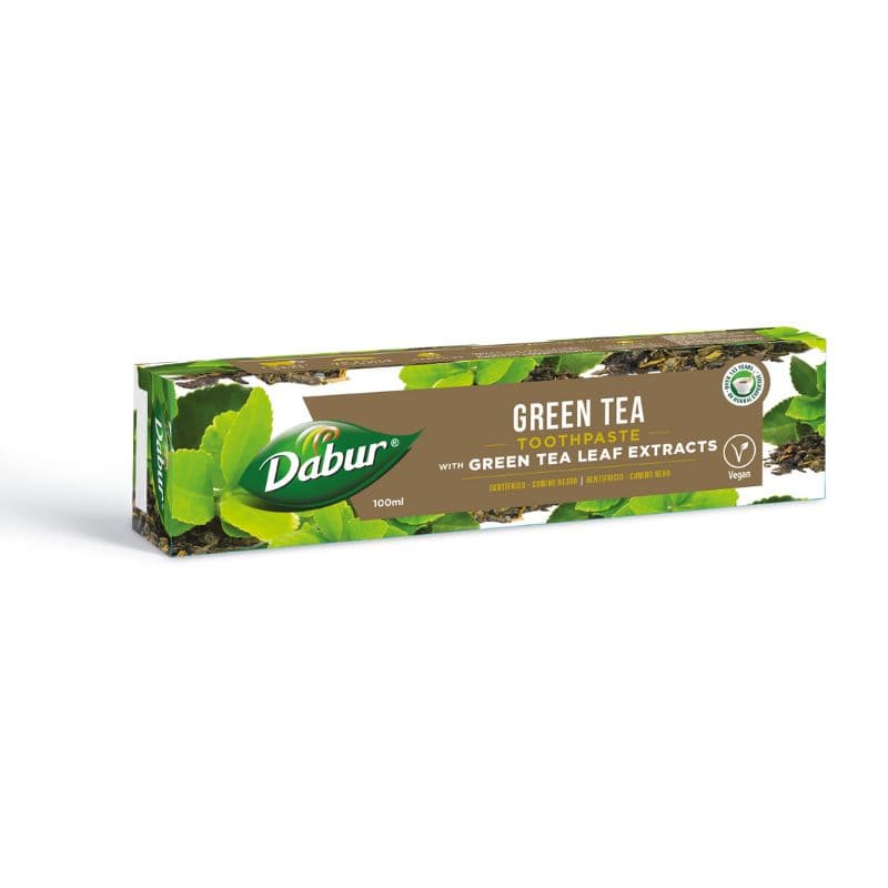 Dabur herbal zubná pasta bez fluóru s matcha čajom 100 ml