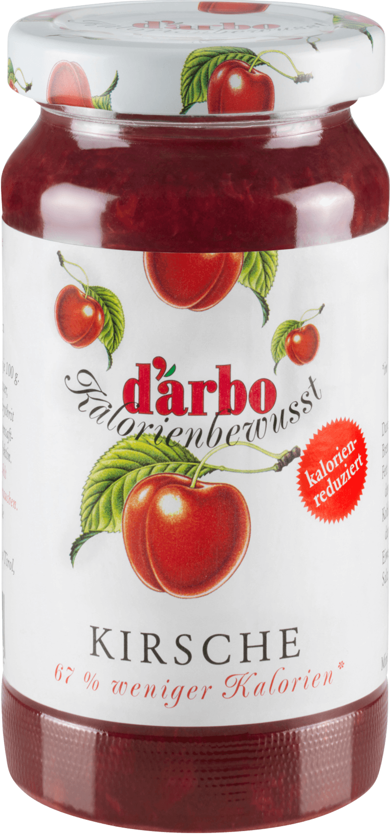Darbo lekvár s nízkym obsahom kalórií z čerešní 220 g