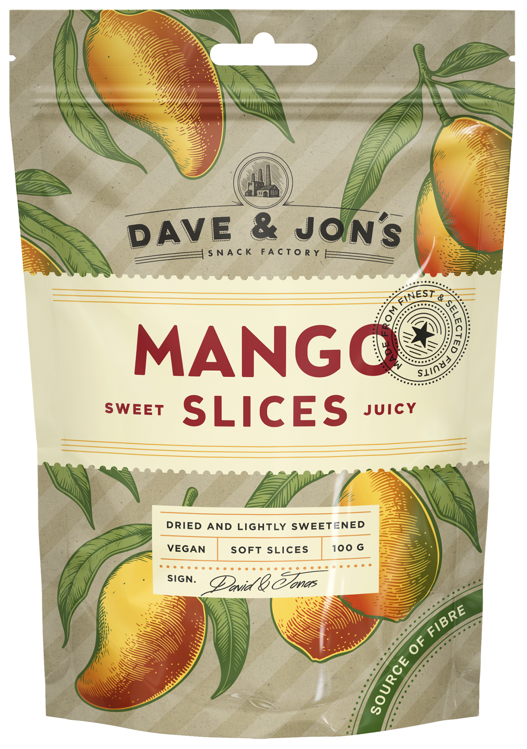 Dave & Jon's sušené mango 100 g