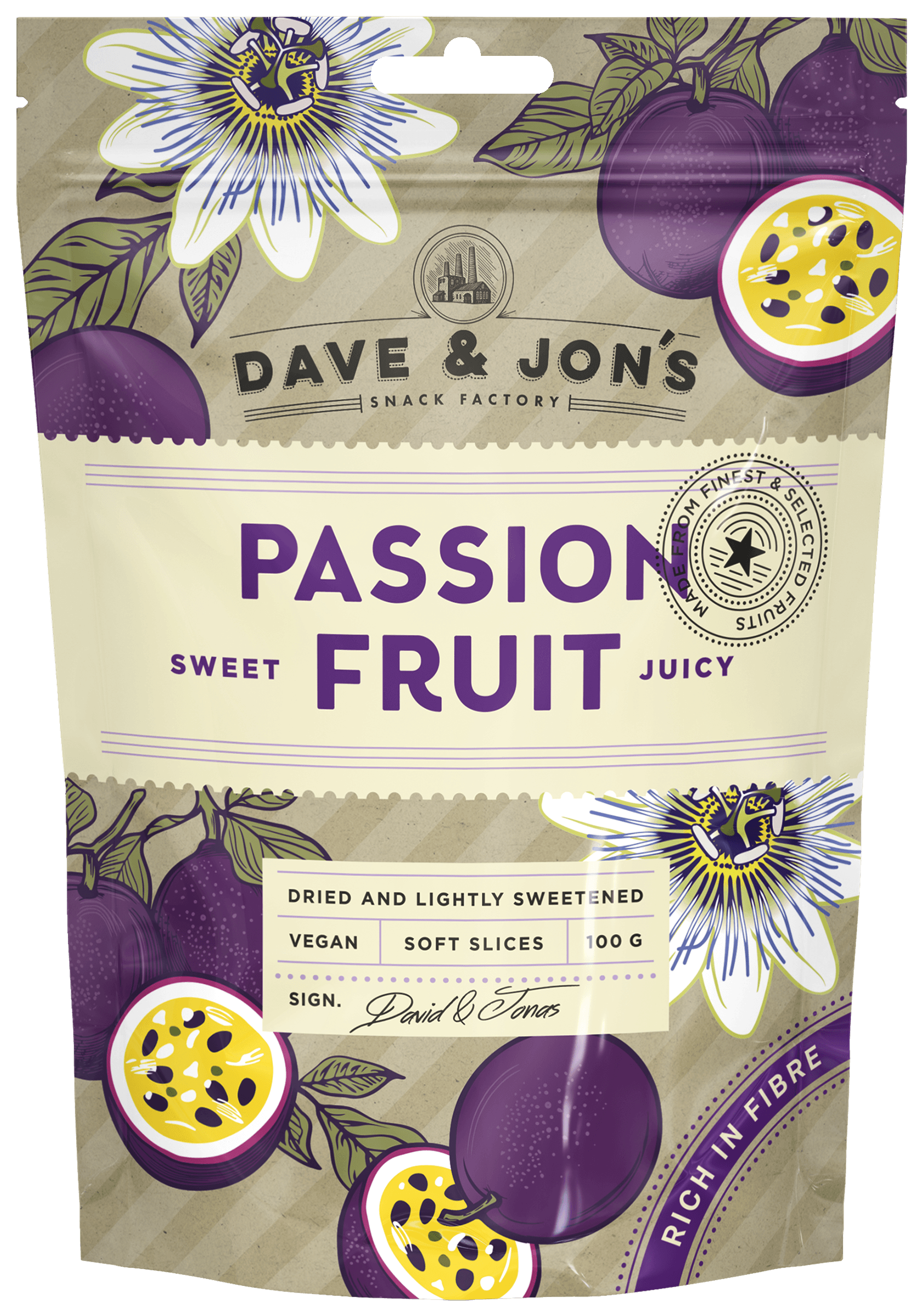 Dave & Jon`s sušená marakuja 100 g