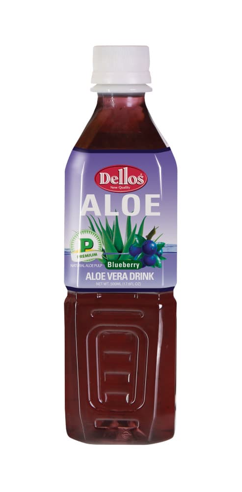 Dellos aloe modrá čučoriedka 500 ml