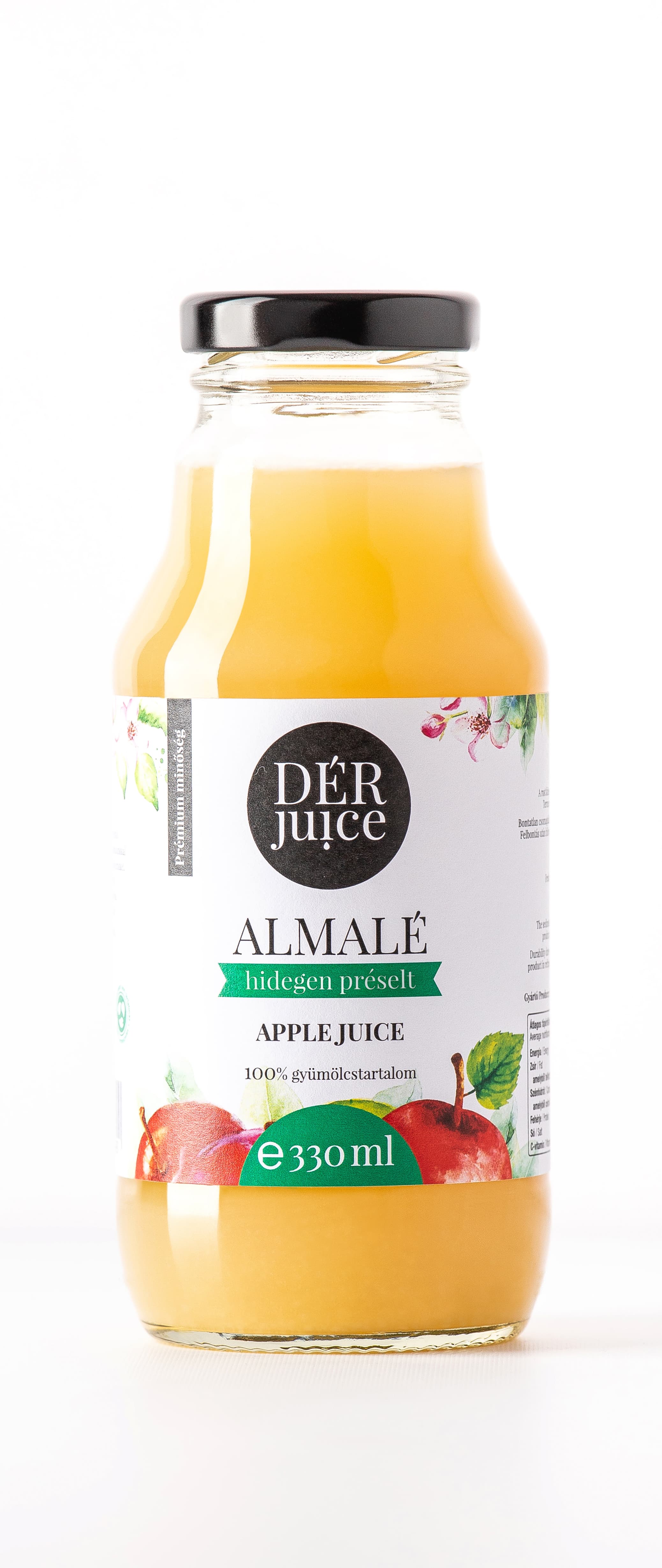Dér juice jablčný džús 100 % 330 ml