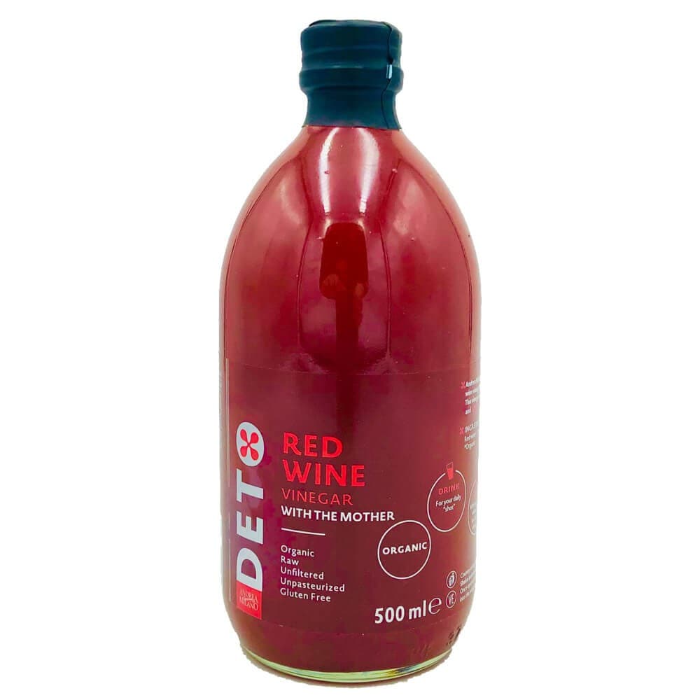 Deto Červený vinný ocot nefiltrovaný s matkou 500 ml