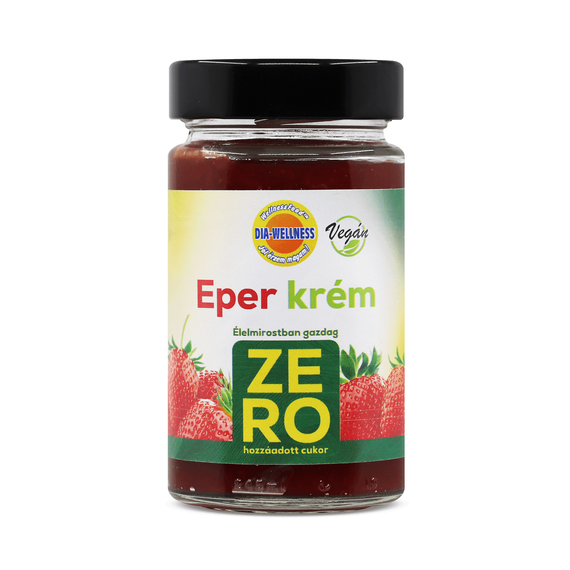 Dia-Wellness nulový pridaný cukor jahodový krém 250 g