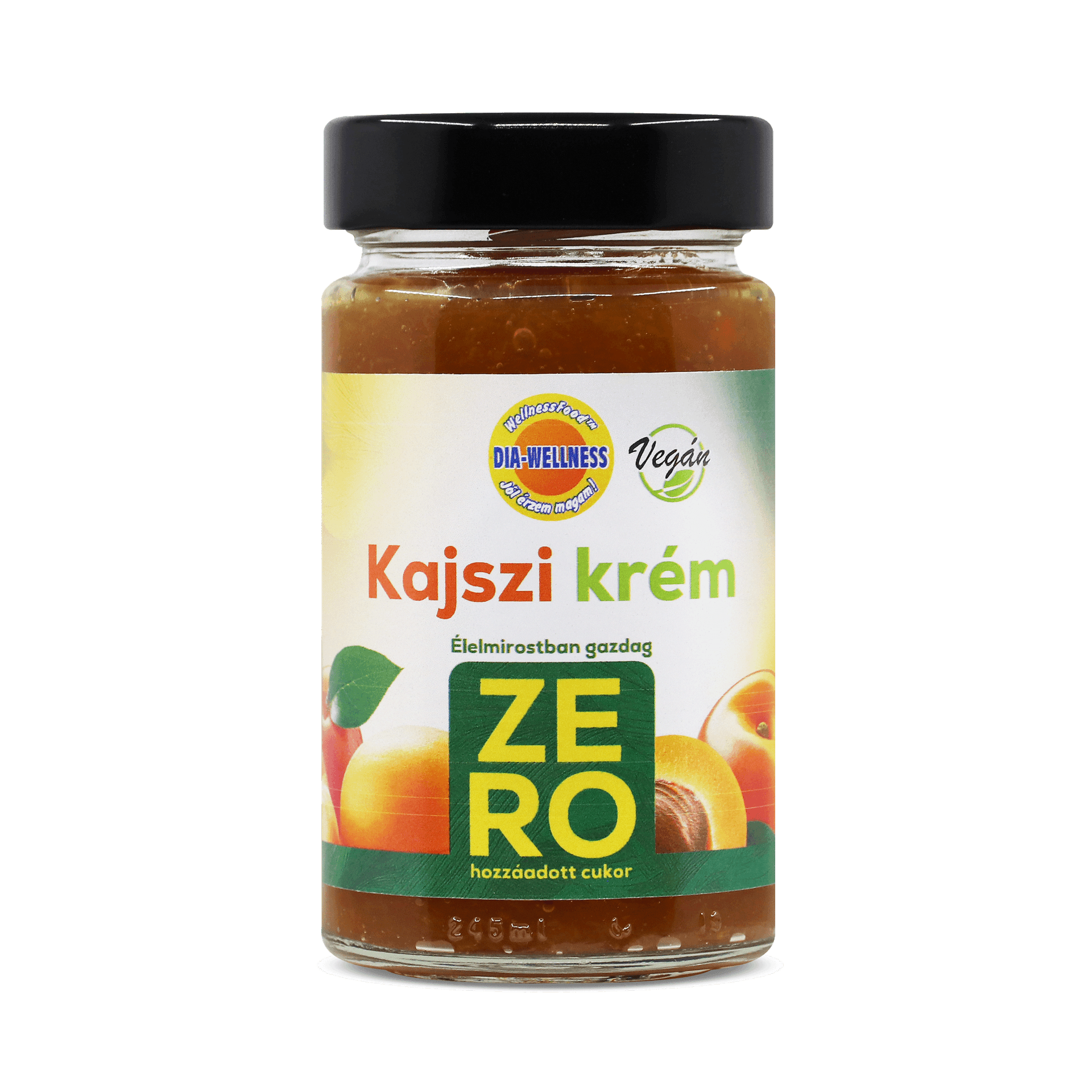 Dia-Wellness nulový pridaný cukor marhuľový krém 250 g