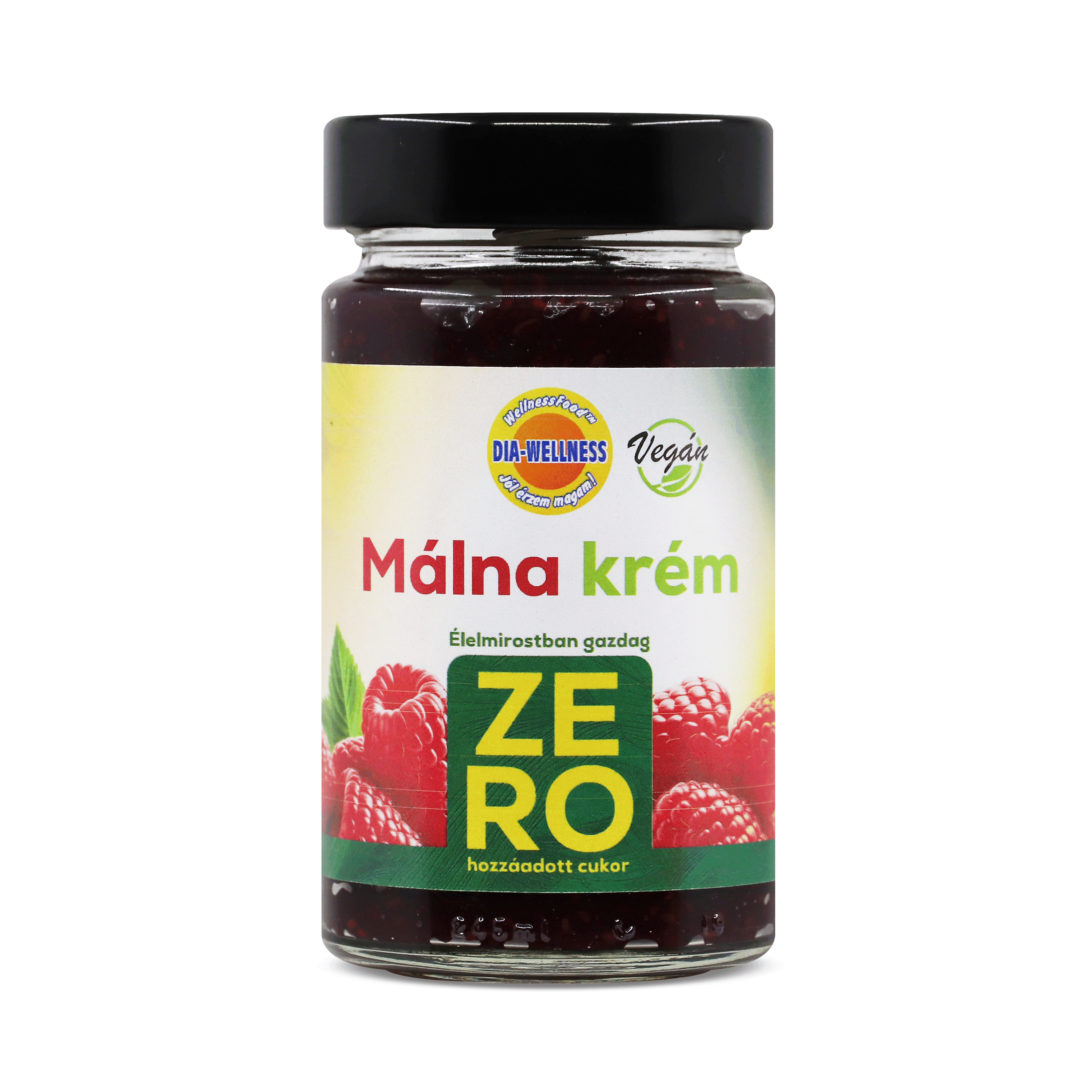 Dia-Wellness nulový pridaný cukor malina krém 250 g