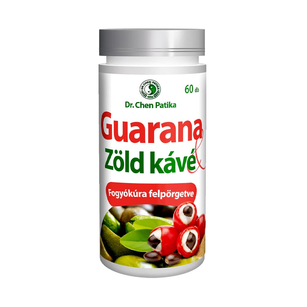 Dr.chen zelená káva a guarana kapsule 60 ks