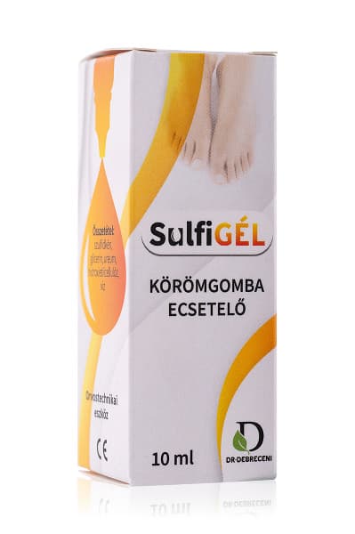 Dr. Debreceni sulfigél na mykózu nechtov s aplikátorom 10 ml