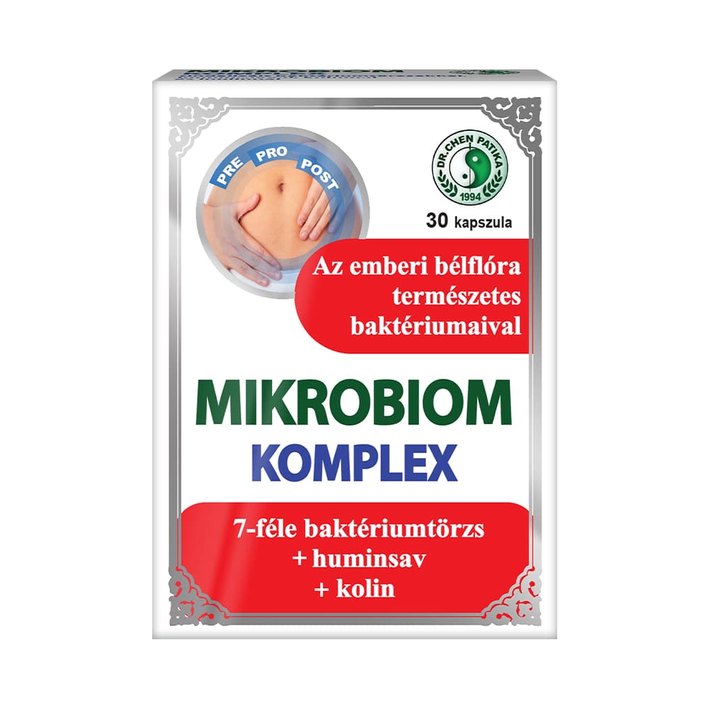 Dr.chen mikrobiom komplex kapsula 30 ks