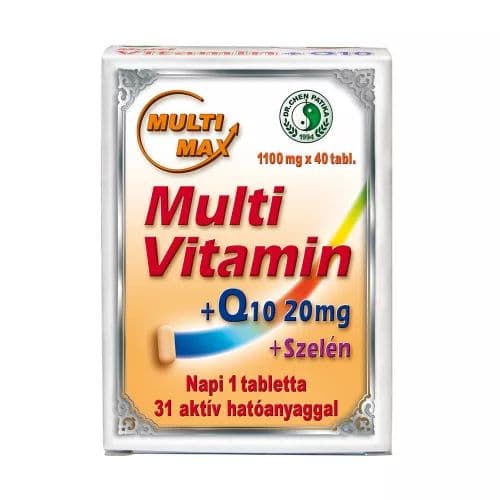 Dr.chen multimax vitamín+q10+selén tableta 40 ks