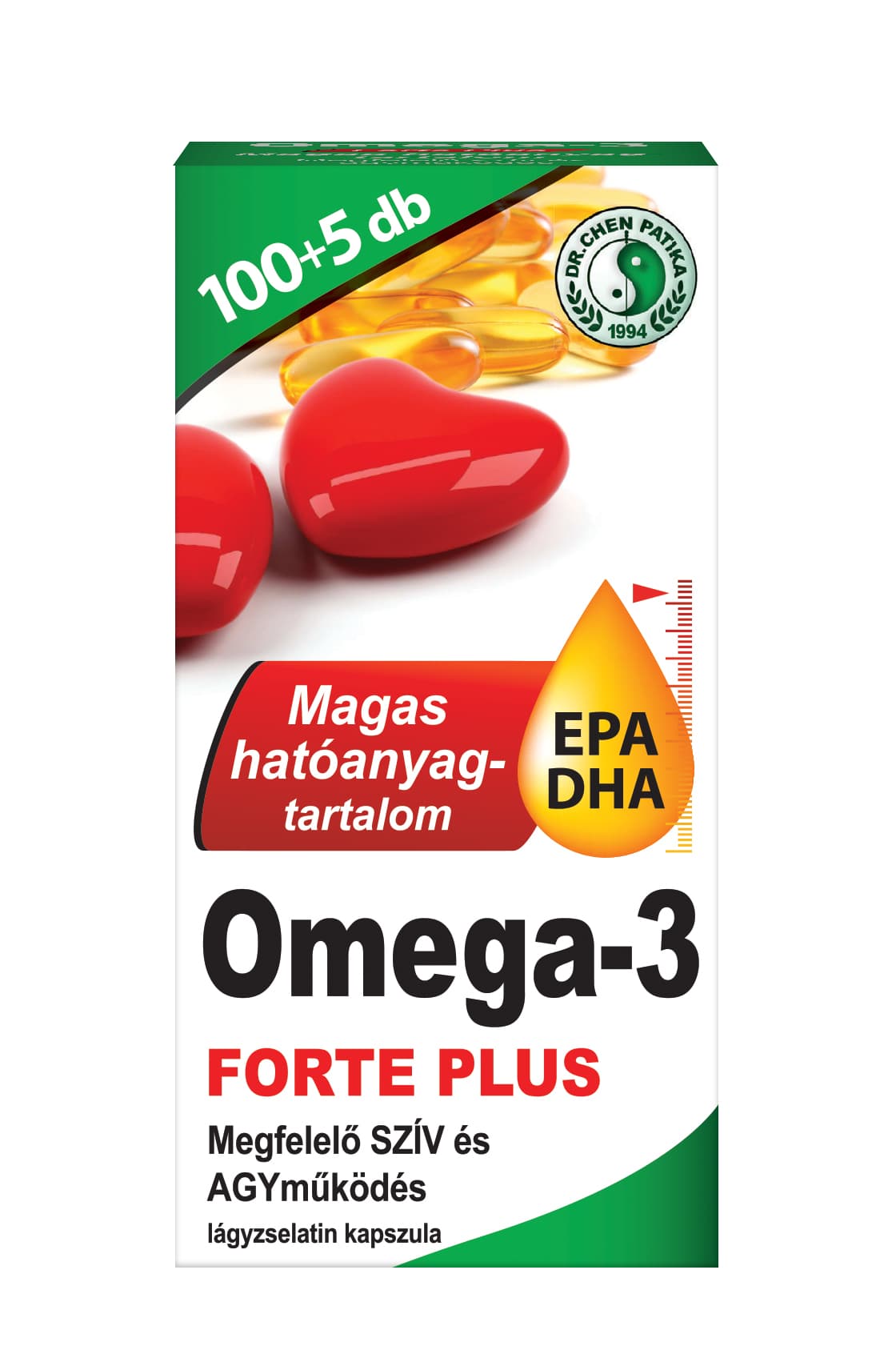 Dr.chen omega-3 forte plus kapsula 105 ks