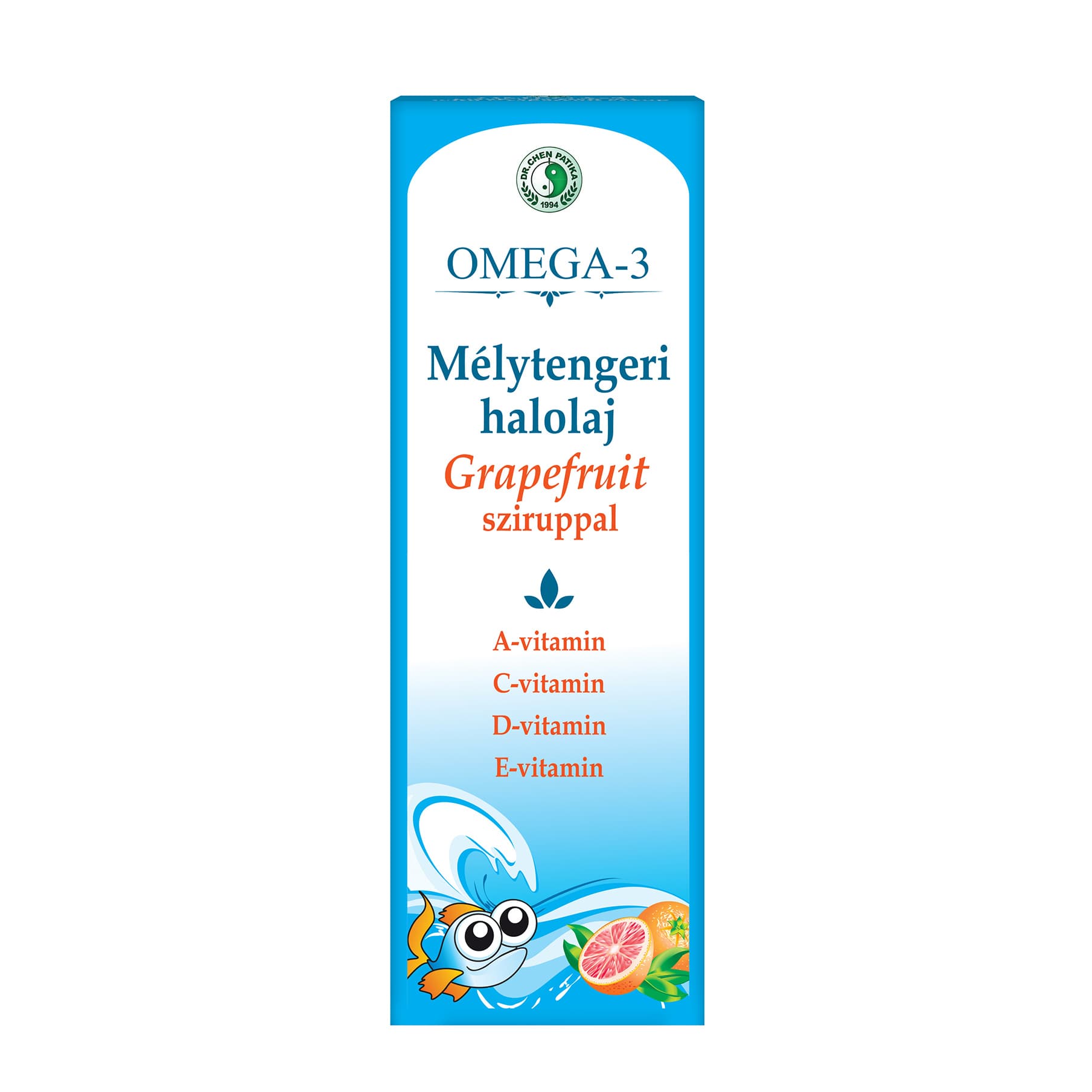 Dr.chen omega-3 hlbokomorský rybí olej sirup 500 ml