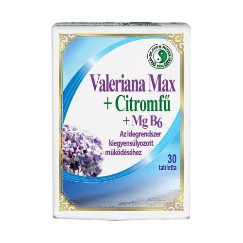 Dr. Chen Valeriána Max + Medovka tablety 30 tabliet - 41461