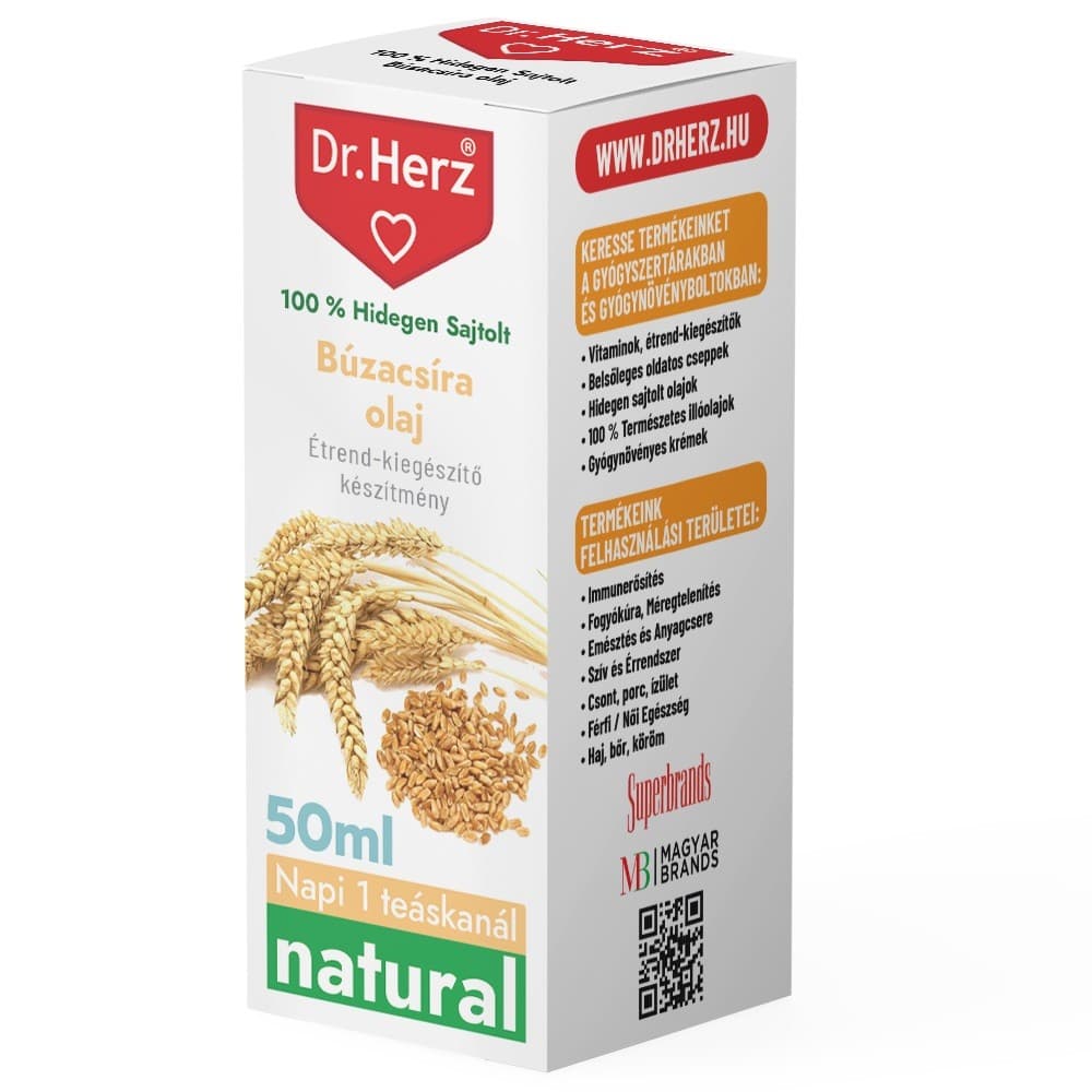 Dr.Herz za studena lisovaný pšeničný klíčkový olej 50 ml