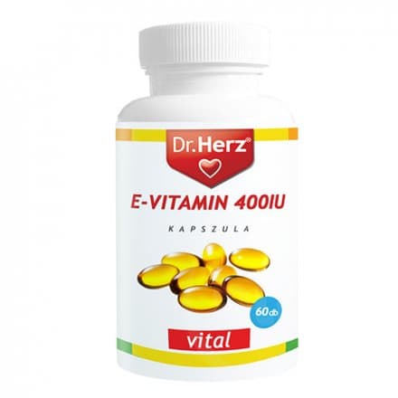 Dr.herz E-vitamin 400iu kapsula 60 ks