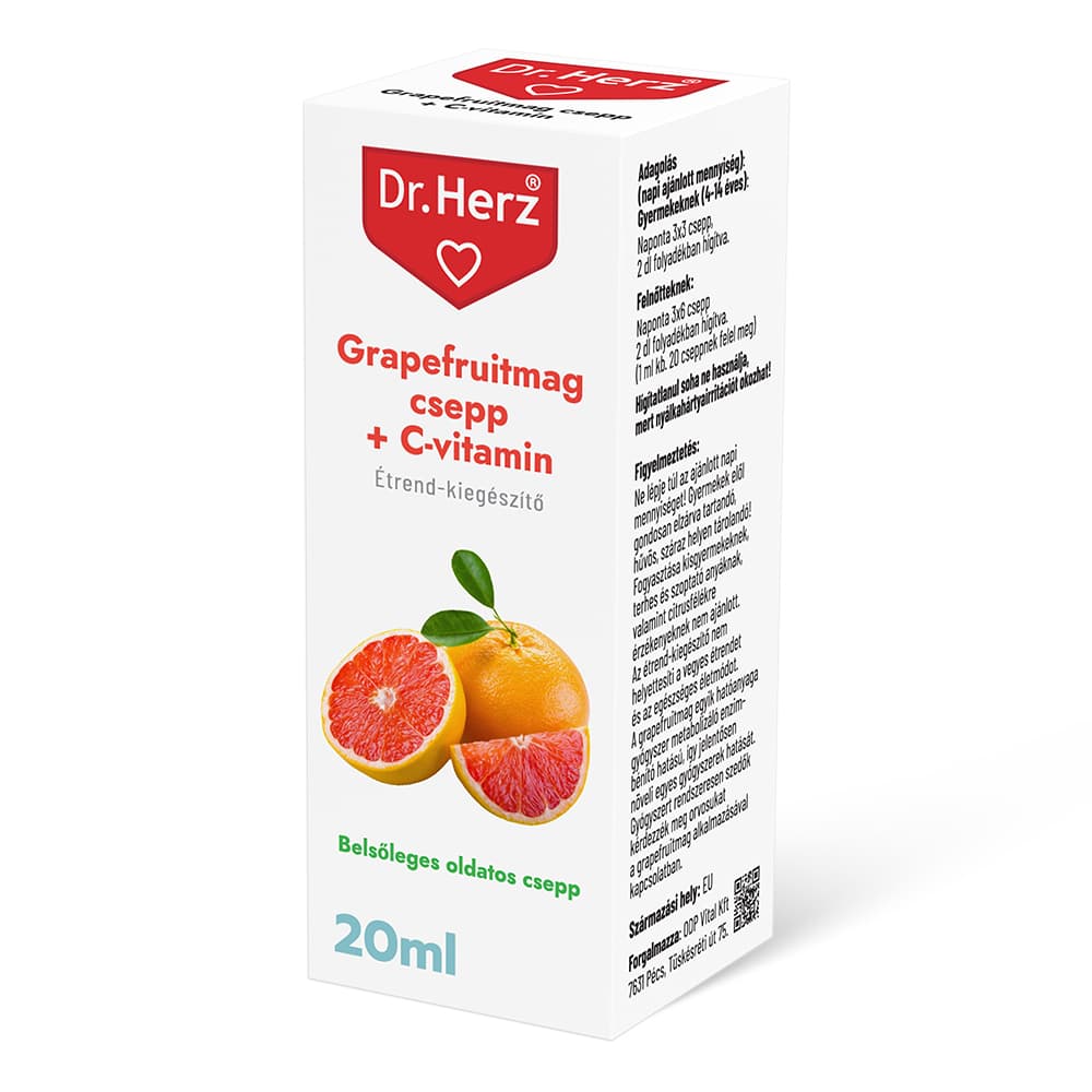 Dr.herz grapefruitová semienková kvapka 20 ml