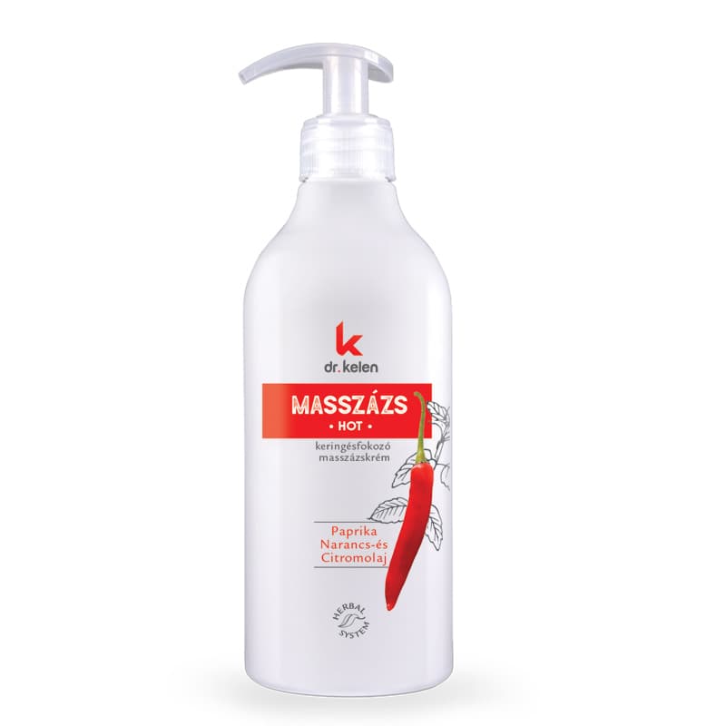 Dr.Kelen masážny krém hot 500 ml
