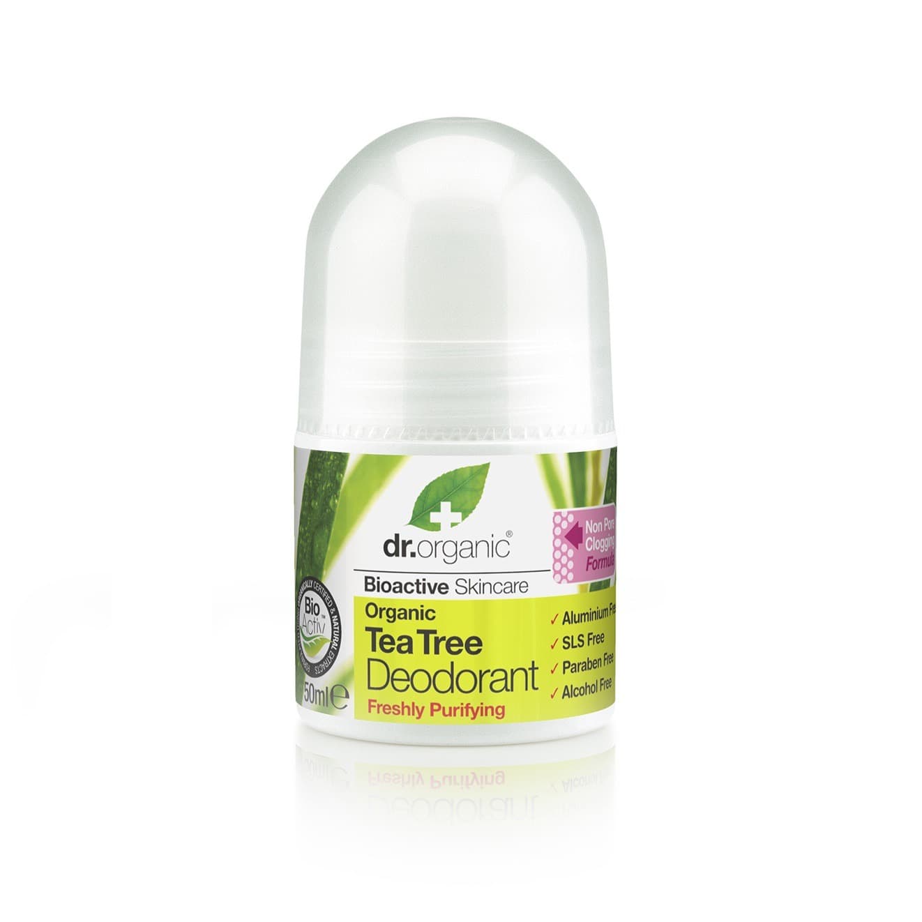 Dr. Organic Tea Tree Osviežujúci roll-on dezodorant 50 ml - 15288