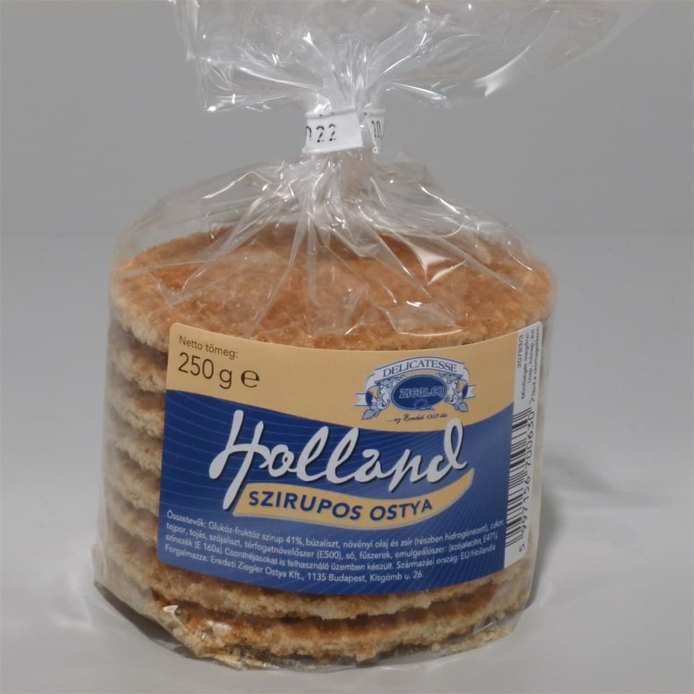 Originálne ziegler holandské sirupové oplátky 250 g