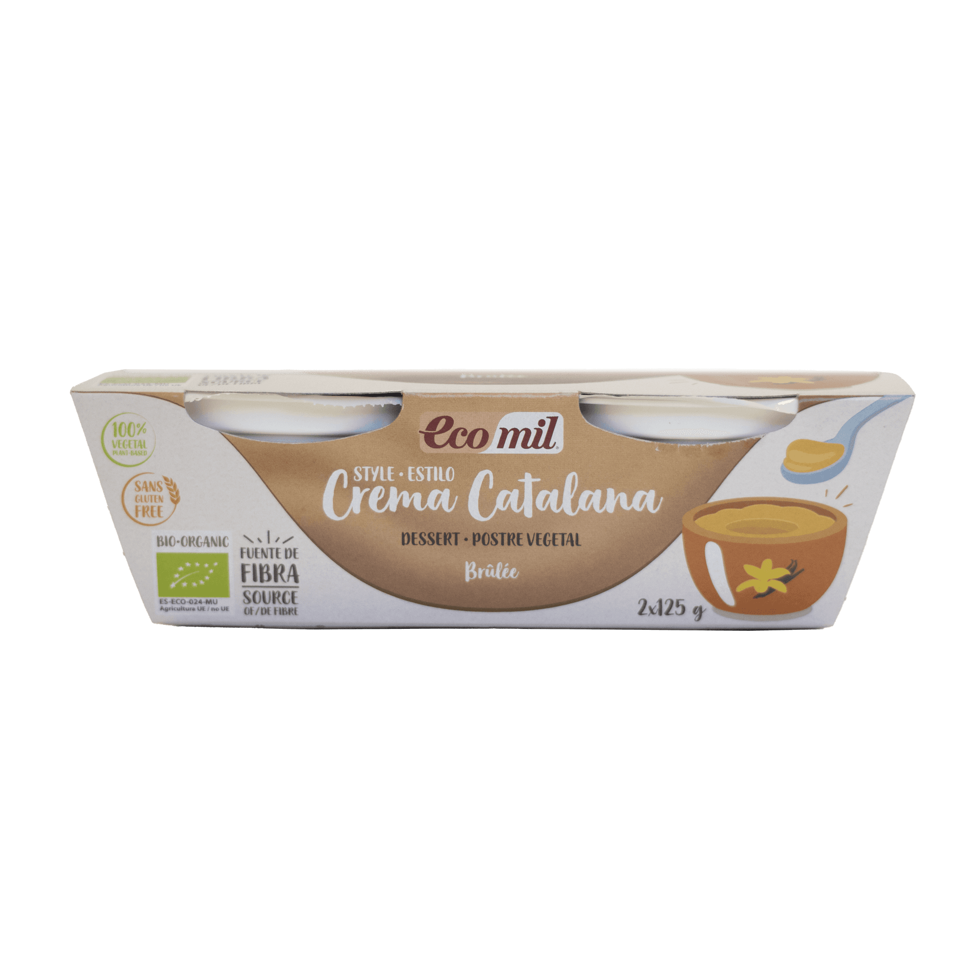 Ecomil bio dezert créme brulée 2x125g 250 g