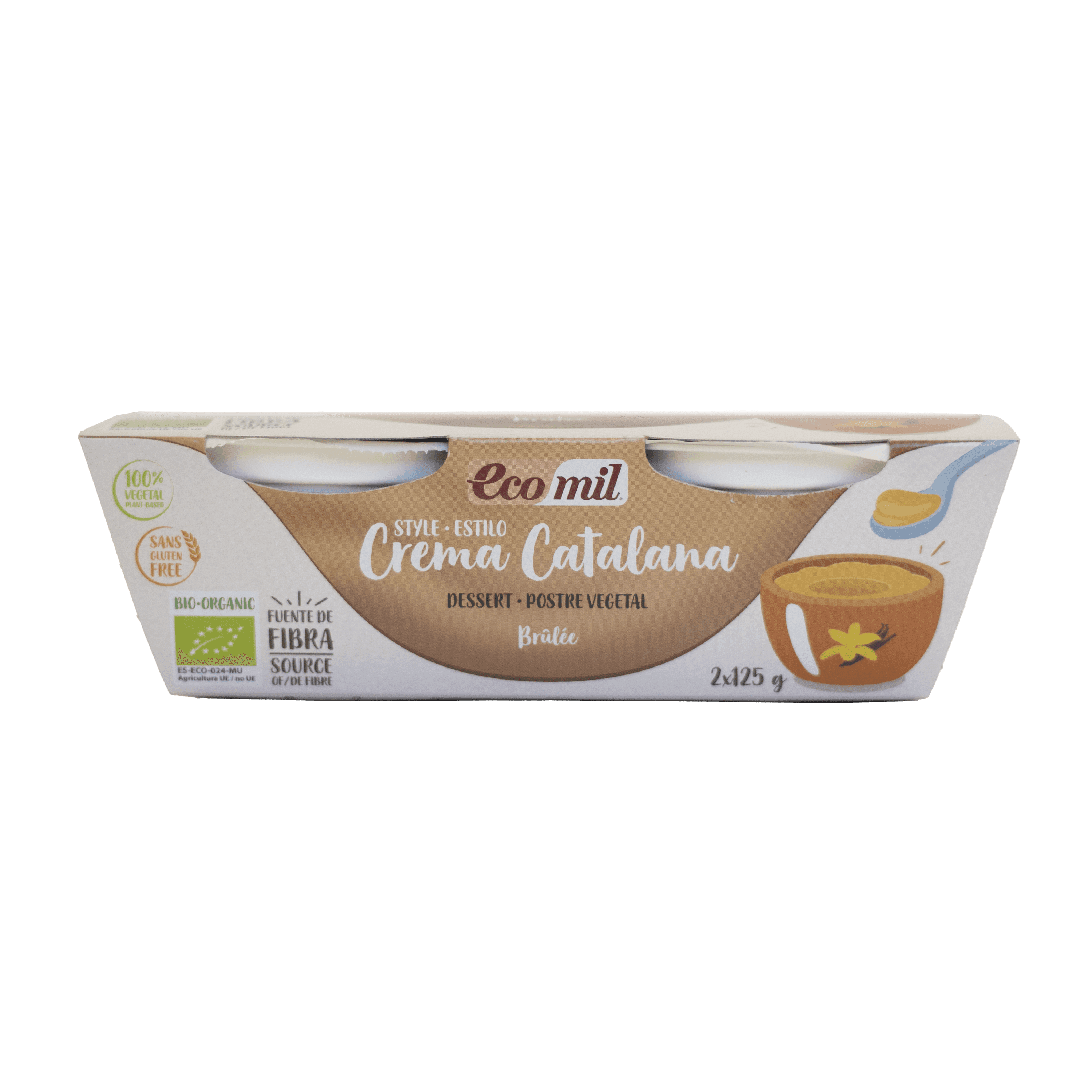 Ecomil bio dezert créme brulée 2x125g 250 g