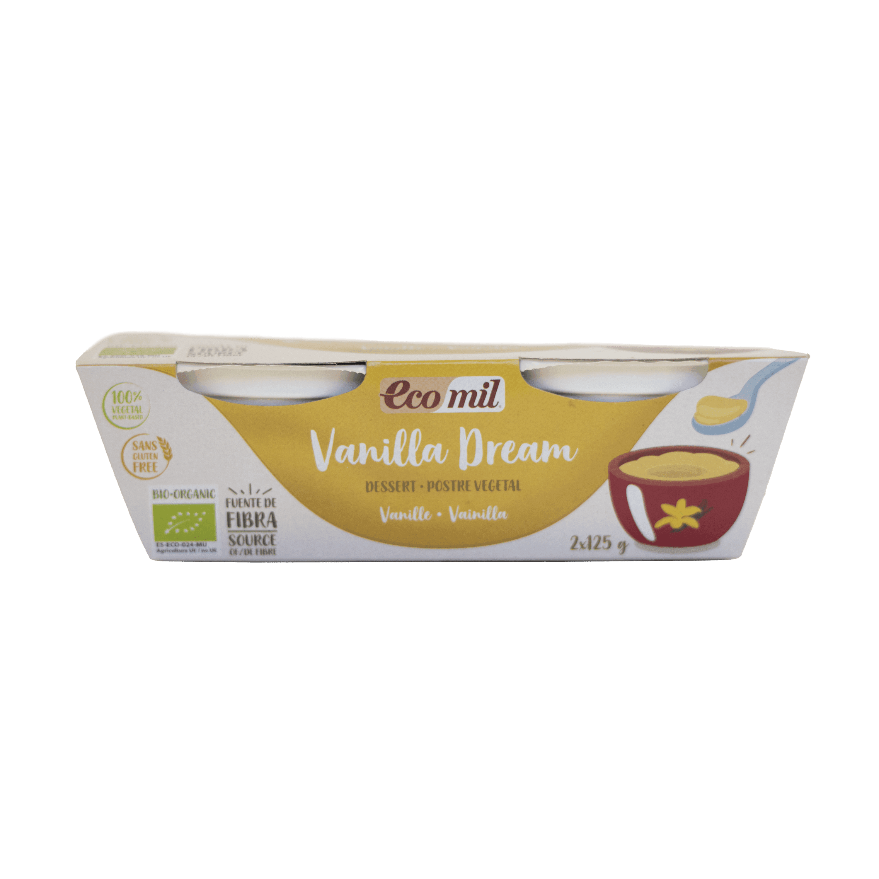 Ecomil bio dezert vanilkový sen 2x125g 250 g