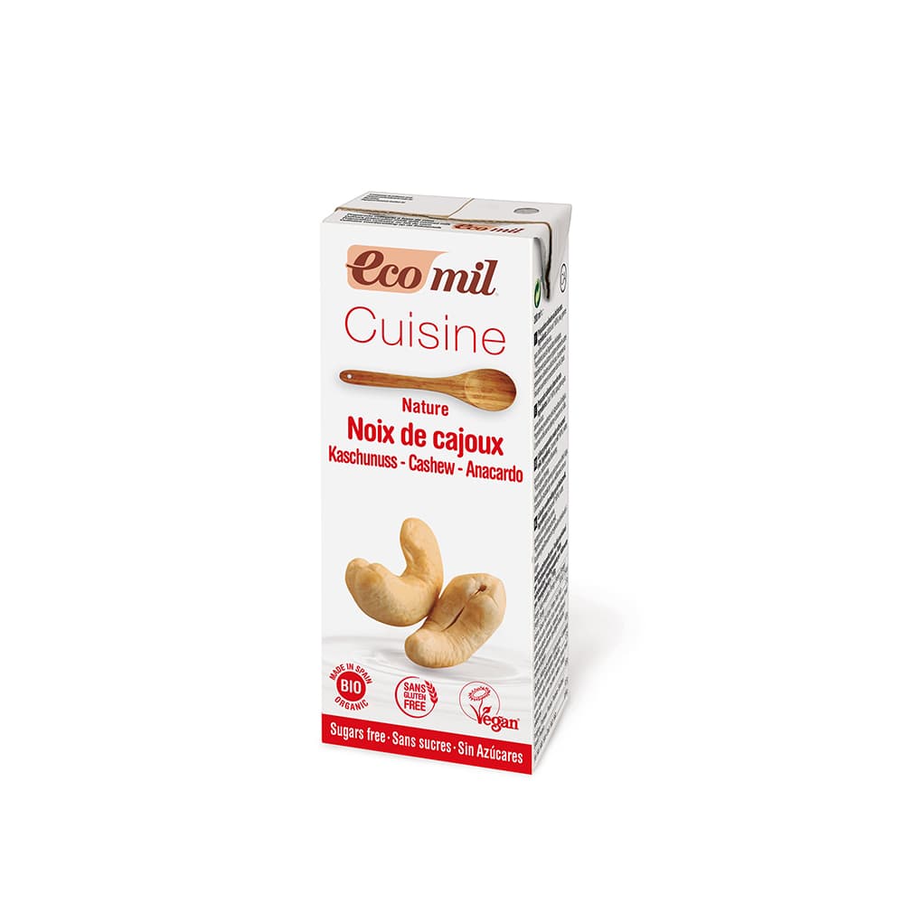 EcoMil Organická kešu kuchynská smotana 200 ml - 53151
