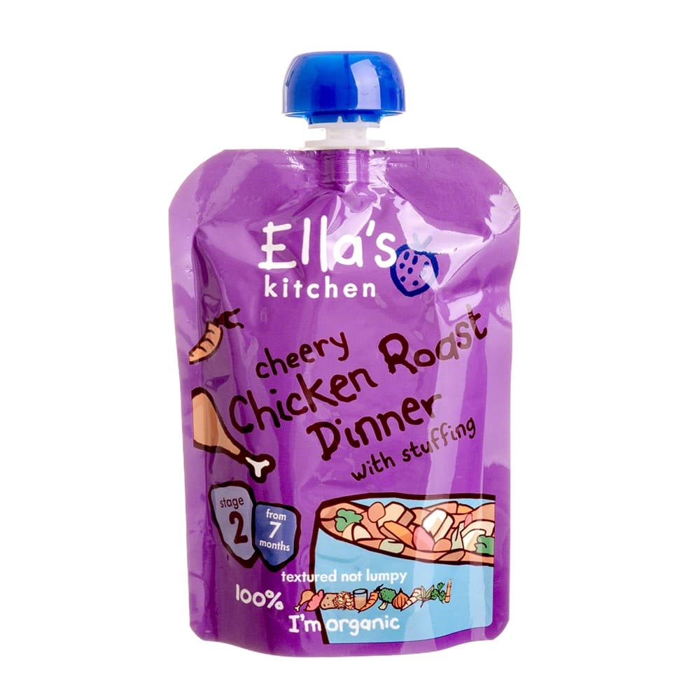 Ella's Kitchen Detské menu s kuracím mäsom a plnkou 130 g