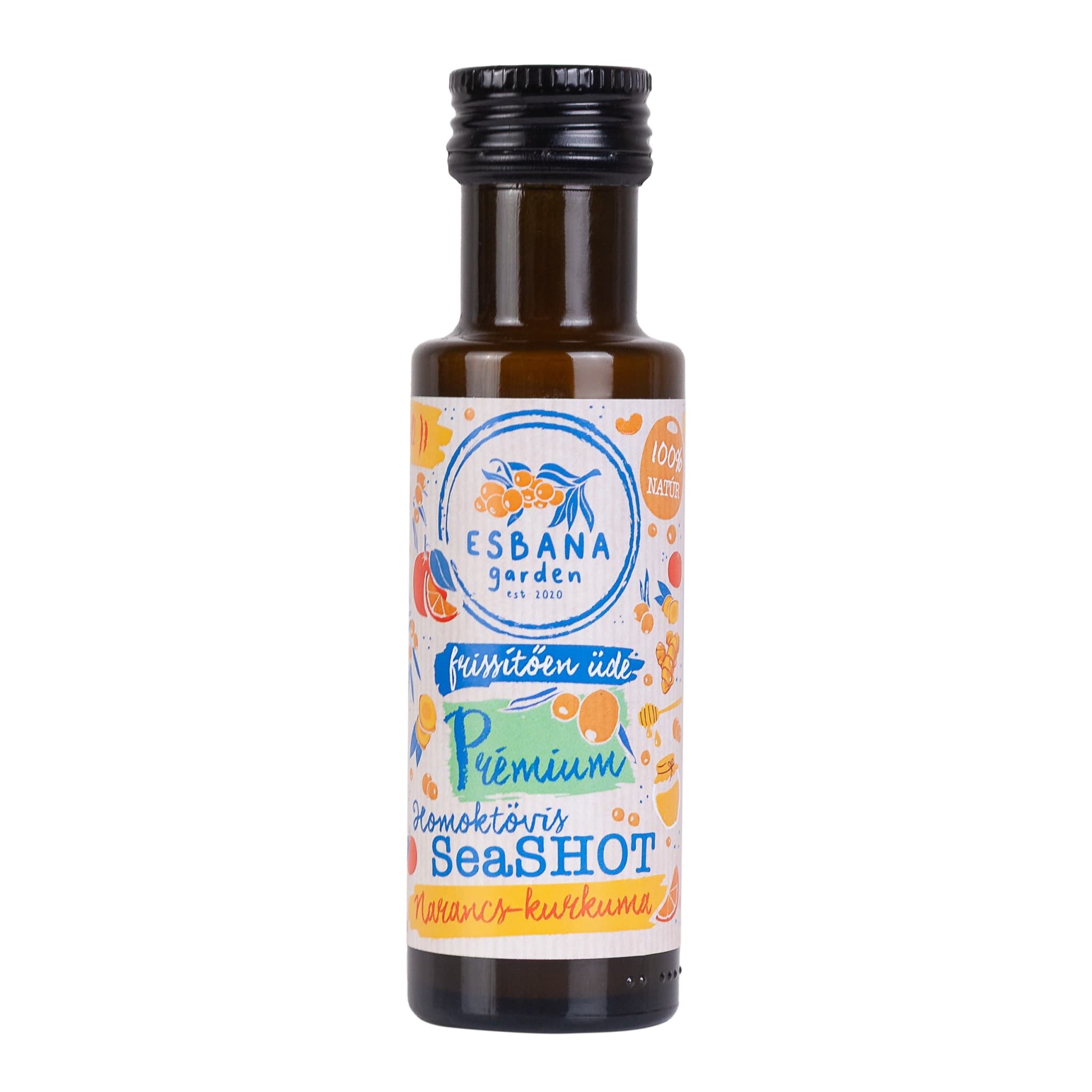 Esbana rakytníkový sea shot pomaranč-kurkum 100 ml