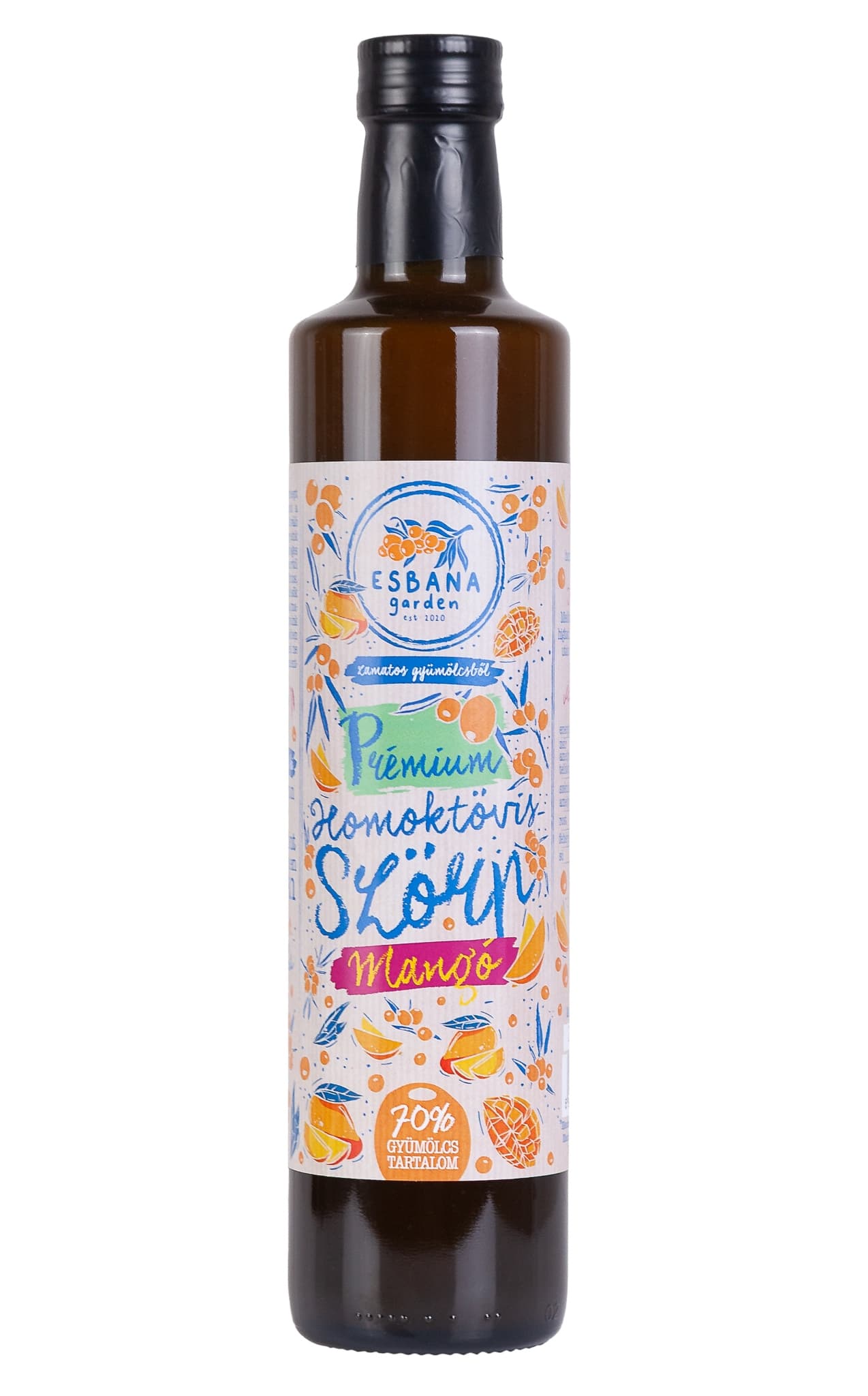 Esbana rakytníkový sirup s mangom 500 ml