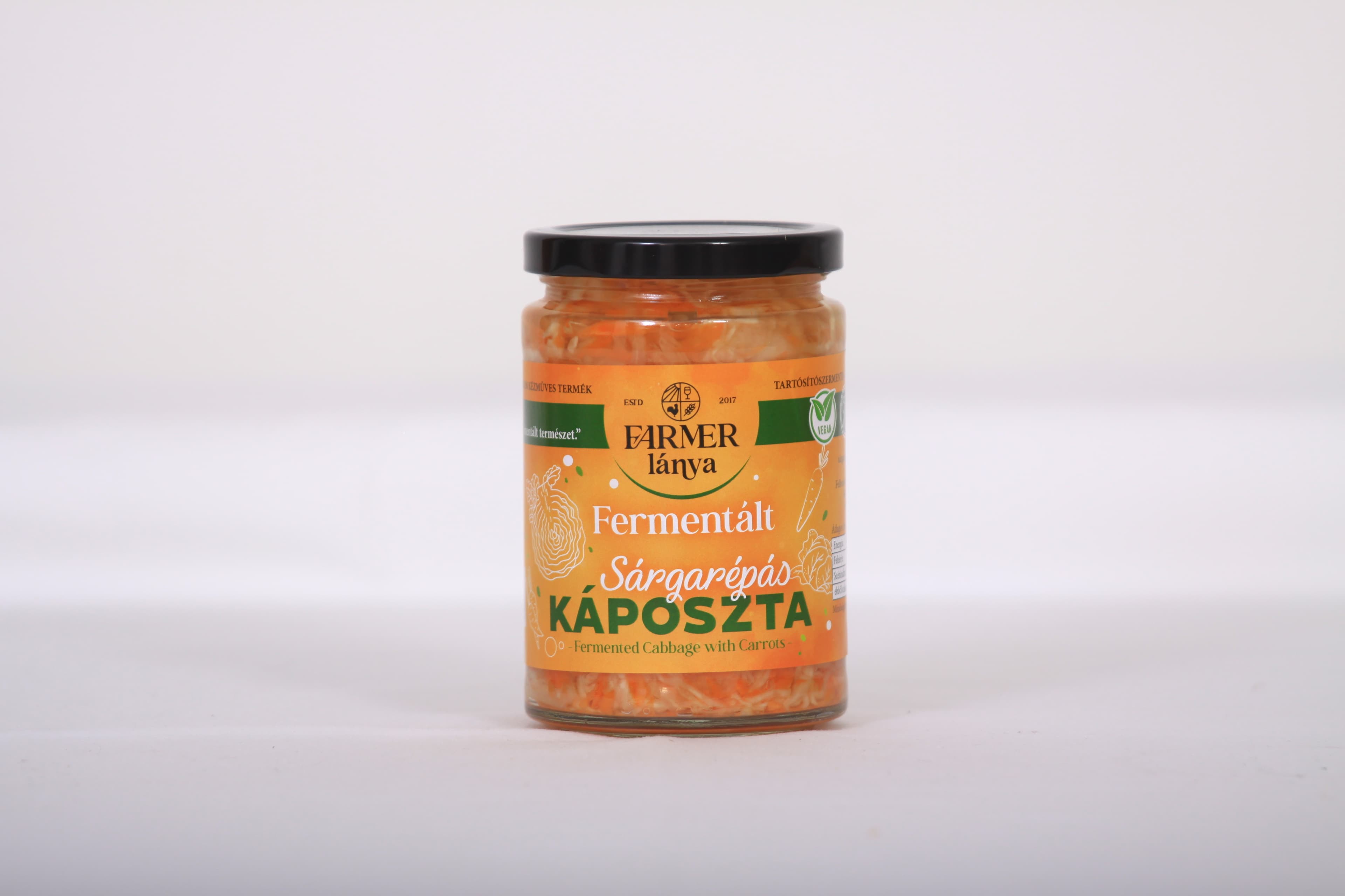Farmer Lánya fermentovaná mrkvová kapusta 370 ml