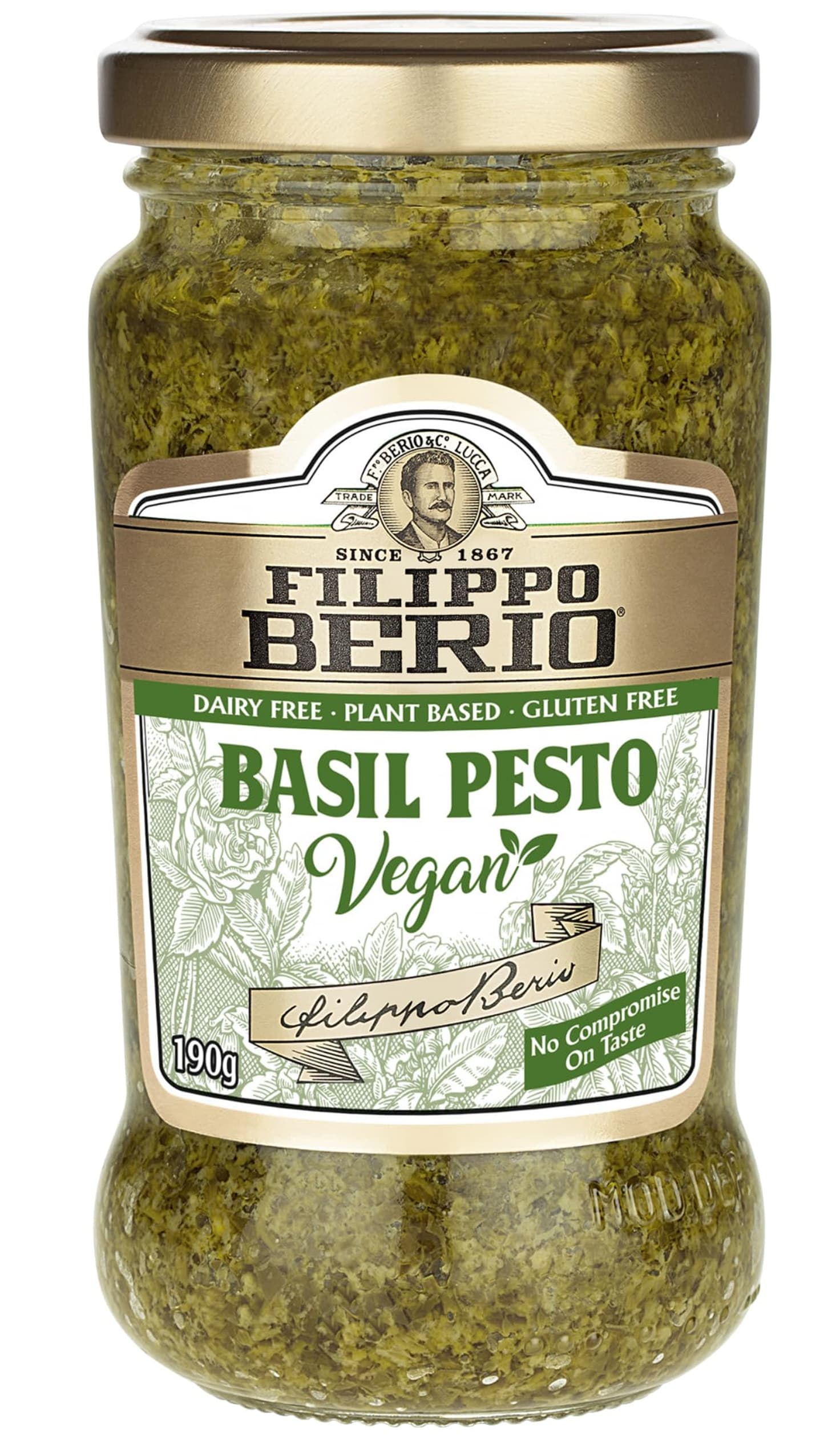 Filippo Berio vegán pesto s bazalkou 190 g